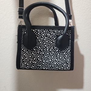 Mini black purse